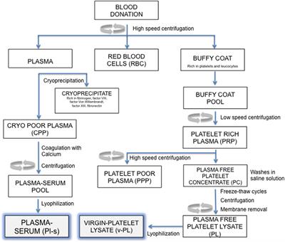 Culture Medium Supplements Derived from Human Platelet and Plasma: Cell Commitment and Proliferation Support